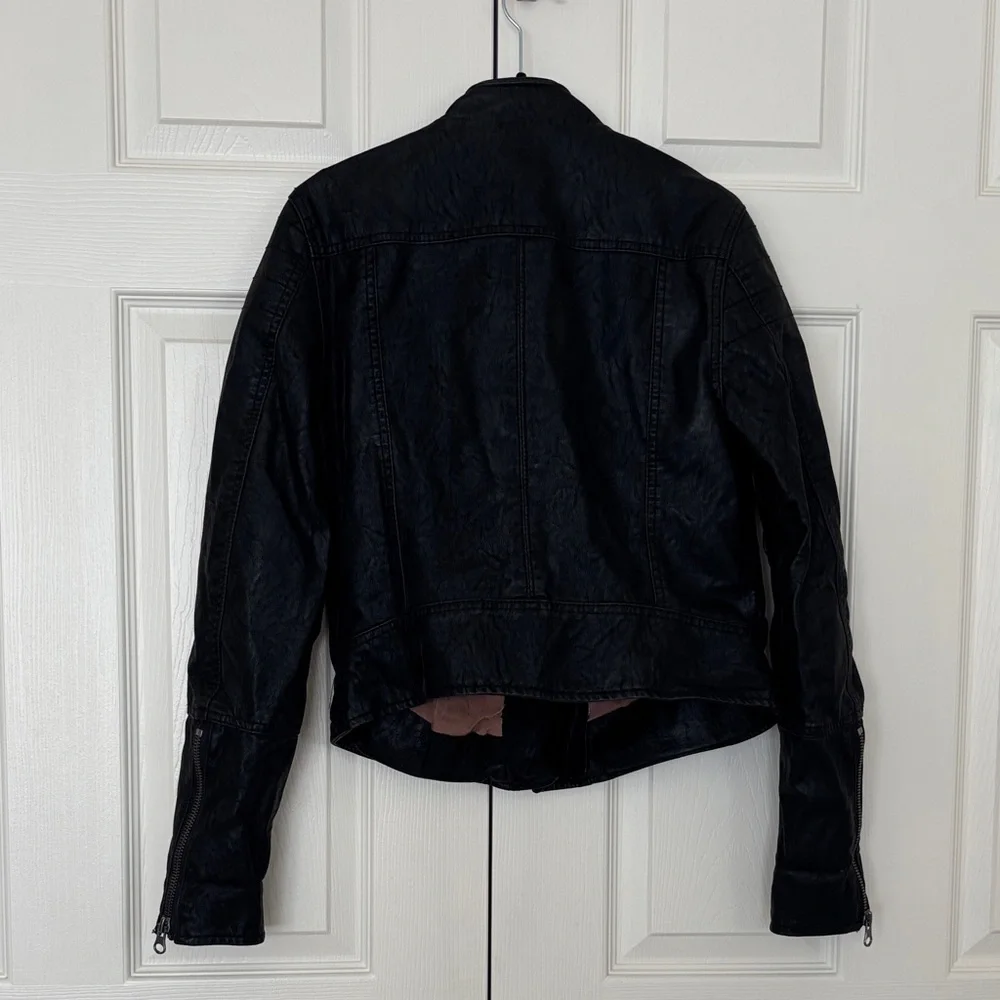 We The Free Black Leather Jacket - Picture 4 of 5